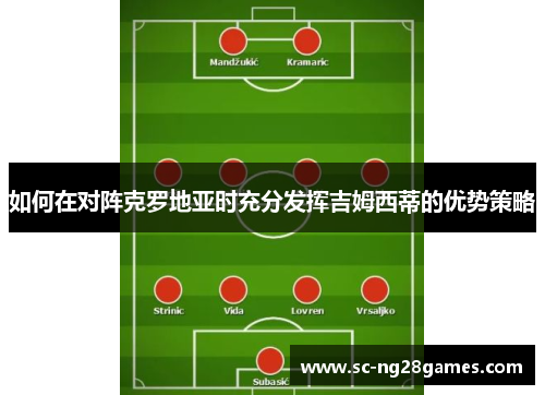 如何在对阵克罗地亚时充分发挥吉姆西蒂的优势策略